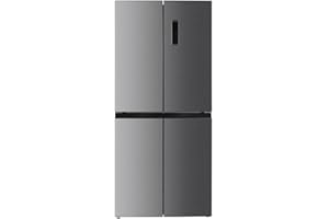 Beko GNO46623MXPN - Frigorífico 4 puertas, No Frost, Clase Energética D, Display, HarvestFresh, Color Acero Inoxidable