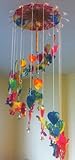Colourful Childrens Elephant Paper Mobile