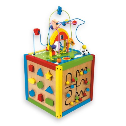 Andreu Toys 30 x 30 x 55 cm Five Activities Dice (Multi-Colour)