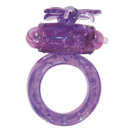 Preisvergleich Produktbild LILA RING MIT VIBRATION PENIS
