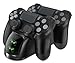 Produktbild Geekhome - Twin PS4 Controller Charger - Dual Ladestation für 2X Playstation 4 Dualshock Gamepad