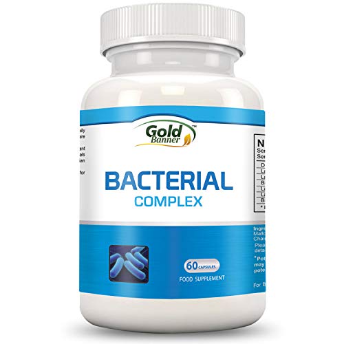 Gold Banner Complesso Batterico avanzato per la rigenerazione flora intestinale - 60 capsule vegetali giornaliera - Migliora le funzioni del sistema immunitario, la salute del colon e la digestione