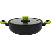Leggno COLORGY Titanium 26cm sığ tencere/yeşil