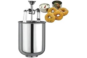 KORTELOZ Stainless Steel Medu Vada Maker Machine with Stand for Home, KitchenKOR-P012