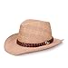 Produktbild Rjjdd Hat Sommermann Western Cowboy Stroh Gewebt Hut Im Freien Wasser Gras Waschen Hut Gras Zusammenklappbar Stroh Sunhat Trilby