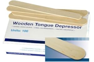 ASHLAND Wooden Tongue Depressers/Spatulas 6"(100)