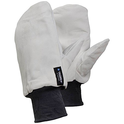Ejendals Lederhandschuh Tegera 10, Größe 11, 1 Stück, weiß / schwarz, 10-11