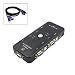 Produktbild HKFV 4-Port USB 2.0 KVM Switch Maus/Tastatur/VGA Video Monitor 200MHz 1920x1440 Ein bis vier USB-Ports KVM-Switch + 1 * VGA USB KVM-Kabel