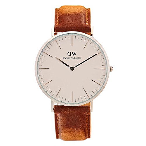 Daniel Wellington Classic Herren-Armbanduhr Analog Quarz Leder - DW00100110 Daniel Wellington Classic Herren-Armbanduhr Analog Quarz Leder - DW00100110