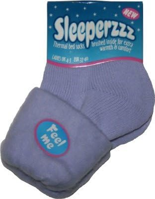 Sleeperzzz Ladies Soft Thermal Bed Socks 4-7 Lilac