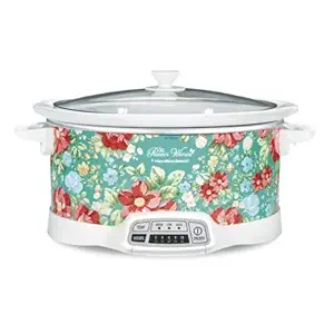 3nh Bring Cheerful and Charming Style Your Countertop Beautiful 7 Quart Cooker Floral,Great Addition Your Kitchen