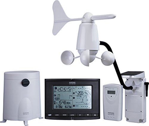 Smartwares kabelose 868 Mhz Wetterstation SHS-54000-EU mit Display und Thermo-/Hygro, Wind- und Regensensor; HomeWizard kompatibel - 2