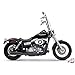 Produktbild HARLEY DAVIDSON FXD 1340-1450- 1584-1690-1800 ONLINE-LEISE, ZUM GLEICHMÄSSIGEN VERGRÖSSERN DES ROHRABSCHNITTS 2/1 BLACK BASSANI ROAD RAGE II - 1800-01303