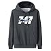 Produktbild FEIMEI Herren Baumwoll Rundhals Kapuzen Baumwoll T-Shirt 2019 Hoodie Sweatshirt,01,L
