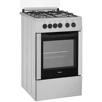 Beko - CSS42014FW - Cucina 50X50, Forno Elettrico Statico + Piano Con 4 Bruciatori A Gas E Griglie A Piattina, Classe A, Controllo Meccanico, Colore Bianco, Dimensioni HxLxP: 85,0 X 50,0 X 50,0