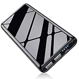 Batterie Externe 25800mAh, Kilponen Power Bank【Design Finition Brillante】Chargeur Portable Haute Capacité avec 2 Ports USB Batterie Externe de Secours Charge Rapide pour Smartphones et Autres Devices