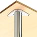 Produktbild Hartleys höhenverstellbares Tischbeine 870-890 mm - gebürstete Oberfläche - ein Paar