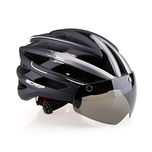 BaseCamp Fahrradhelm mit Abnehmbaren Schutzbrille Visier - 3