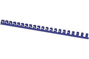 ‎OFFICER PRODUCTS OFFICE PRODUCTS 20241415-01 Plastikbinderücken 100 Stück DIN A4 14mm (115 Seiten) Binderücken Bindungskämme Plastikbindung | Kunststoff | Farbe: Blau