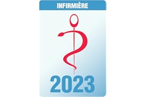 TOPSTUFF - Caducées Soignants 2023 – Autocollant pour Pare-Brise Voiture – Vitrophanie Résiste aux UV (Infirmière)