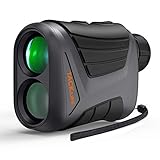 Télémètre Golf 800m, Télescope Monoculaire 900yd, Grossissement 7x24mm, Précision de Distance 1m, de Vitesse 5km/h d'Angle 1°, Charge USB, Chasse, Verrouillage du Mât, IP54, Tacklife MLR01