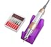 HailiCare 220V 35000RPM Professional Electric Nail Drill Machine Manicure Pedicure Kit Nails Salon with Pedal, Golden