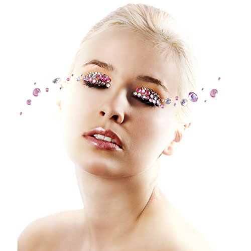 eBoot Acryl Schmucksteine, Strasssteine 900 Stück 3mm 4mm 5mm Bunten Strass Aufkleber Blatt - 4