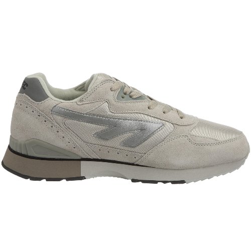 Hi-Tec Unisex-Adult Silver Shadow Grey/Silver/Black Trainer 23339/B64/01 8 UK