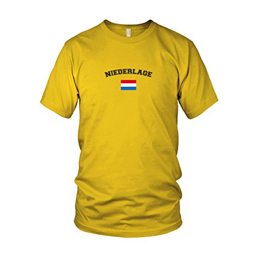 Oranje Niederlage – Herren T-Shirt, Größe: L, Farbe: gelb