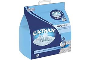 Catsan Minérale Hygiène Plus Litière pour Chats 10L (Lot de 2)
