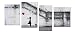 Produktbild Panorama® Leinwand Graffiti Banksy Druck Girl with Balloon 70 x 30 cm 4 Stück | Gedruckt auf qualitativ hochwertigem Leinwand | Wandbild | Drucke zum Einrahmen | Dekoration Zuhause