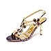 Produktbild Damen Diamant Sandalen/Flash Summer Club Schuhe Sandalen Dicke Ferse Diamant Gold/Lila/Party & Party,Purple,40