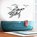 Produktbild WWYJN Ocean Sea Turtle Flower Vinyl Wall Sticker Home Decor Bathroom Decal Room Coastal Decoration Mural Removable Wallpaper  66x42cm