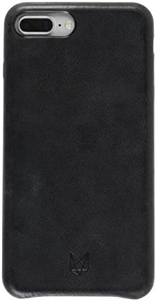 Foxwood Protective Leather Hard-Shell Case with Soft Micro-Fibre Lining for iPhone 7 Plus, Black
