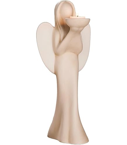 Sculptuur Engel LUCIA Met Theelichthouder - Francis Gilde Handwerk Keramiek