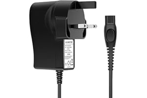 SMALIFE 15V Shaver Charger Compatible with Philips Norelco HQ8505 7000 5000 3000 Series mg5750 mg7790 7750 Electric Shaver Razor, Aquatec, Arcitec, Multigroom Beard Trimmer Adapter AC Power Supply Charging