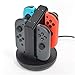 Produktbild Jamicy  Ladestation für Ladestation für den Nintendo Switch Joy-Con, 4 in 1 Ladegerät Nintendo Switch Controller Joy-Con Lade Dock mit LED-Anzeige