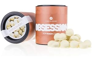 CHOCOLISSIMO Raisins au rhum enrobés de chocolat blanc | Idée cadeau | Fruits à la liqueur | Saint Valentin | Pâques | Noel | Anniversaire | Grand-mère | Grand-père