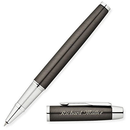 PARKER Tintenroller IM Gunmetal C.C. S0856410 mit persönlicher Laser-Gravur - 2