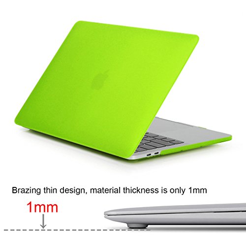 Dokpav   MacBook Pro 13  2016  H  lle  Glatt Weich Ber  hren Matt Hart Case Cover f  r Apple MacBook Pro 13 Inch A1706  A1708 2016 Release - Gras-Gr  