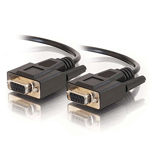 C2G 2 m DB9 RS232 F/F Kabel – Schwarz schwarz schwarz 3 m