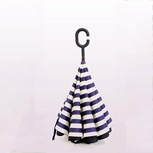 thunfer Umbrella C-type Umbrella Parasols Double Long-handled Umbrella Free Creative Men And Women Folding Portable,S