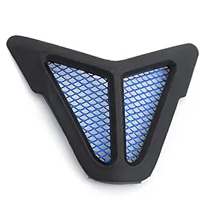 Vagary Air Intake Cover Filter Dust Protection Nose Grill for Yamaha YZF R15 V3 (Blue) Bike Air Filter Cover