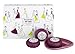 Sanderson Fifi Luxury Hand Guest Soap Collection and Ceramic Soap Dish Pack of 4