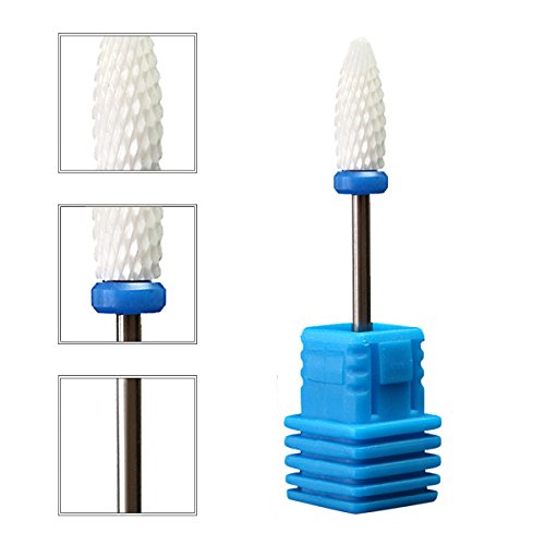 Hartmetallfräser, DancingNail Keramik Nagel Bohrer Glatte Spitze Bohrer Schaft Werkzeug H0615TB - 3