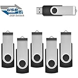 1GB 5 stück USB Stick Speicherstick 2.0 Sticks Data Datenspeicher Silber
