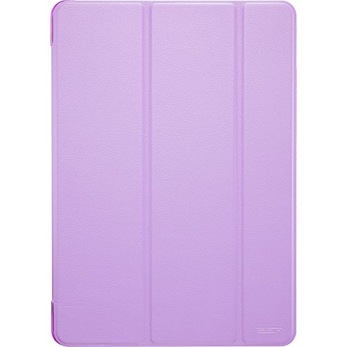 iPad Pro 12.9 (2015 Moell) Hülle, ESR® Auto Schlaf/Aufwachenen Funktion PU Ledertasche mit Translucent Rücken Abdeckung (Silikon Rahmen + Hart PC Zurück) mit Kühlloch Schutzhülle für iPad Pro 12.9 (Lila) - 9