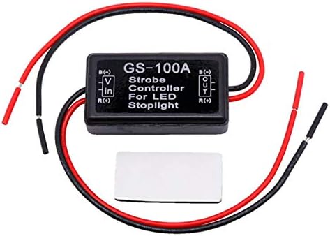 GS-100A Mini Waterproof Smart Strobe Controller for LED Stoplight Flasher Module for Car LED Brake Stop Light Lamp Rone life