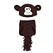 CoFashion Knit Crochet Baby Boy Girl Newborn-9 Months Photography Cartoon Clothes Photo Prop Outfits (monkey)