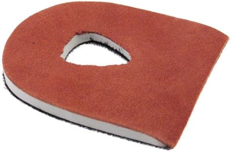 Heel Backskin Leather Orange